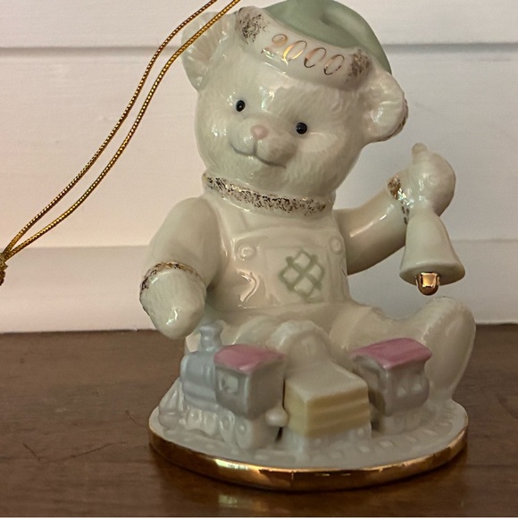Vintage Lenox Teddy’s Millennium Wish Bear 2000 Ornament Limited Edition - Picture 2 of 6